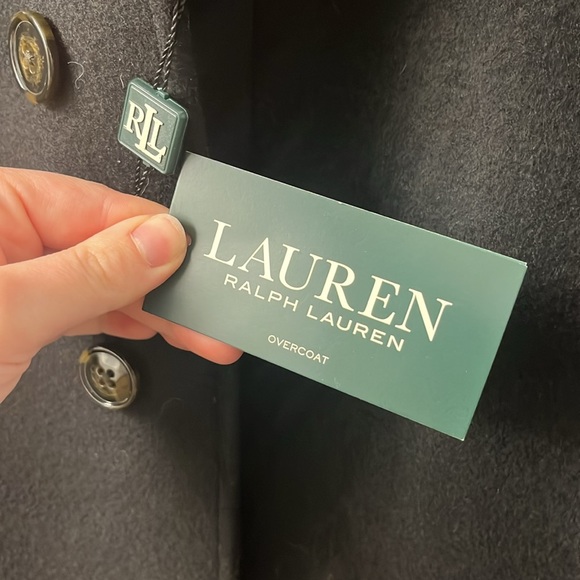 Men’s black Lauren by Ralph Lauren overcoat new with tags NWT - Picture 2 of 9